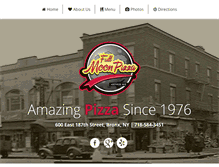 Tablet Screenshot of fullmoonpizza.com
